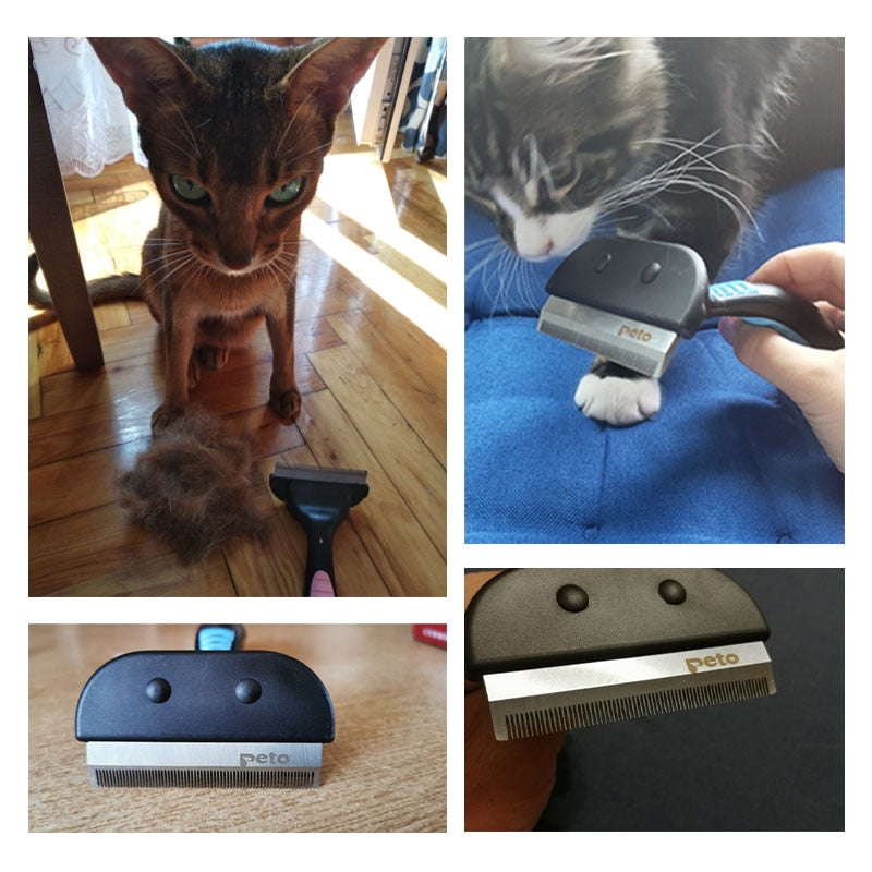 Pet Grooming Brush Effectively Reduces Shedding by Up to 95% Professional Deshedding Tool for Dogs and Cats